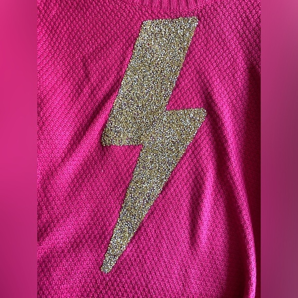 Judith March Sweater Women’s Medium Knit Pink Embellished Jumper - Picture 3 of 10